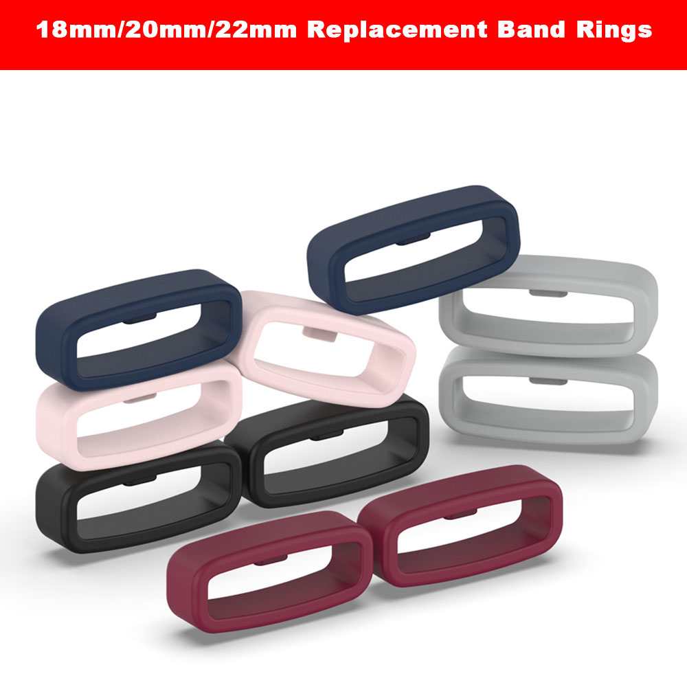 Silicone Watch Band 22Mm - 18 20 22mm saat kayışı halka