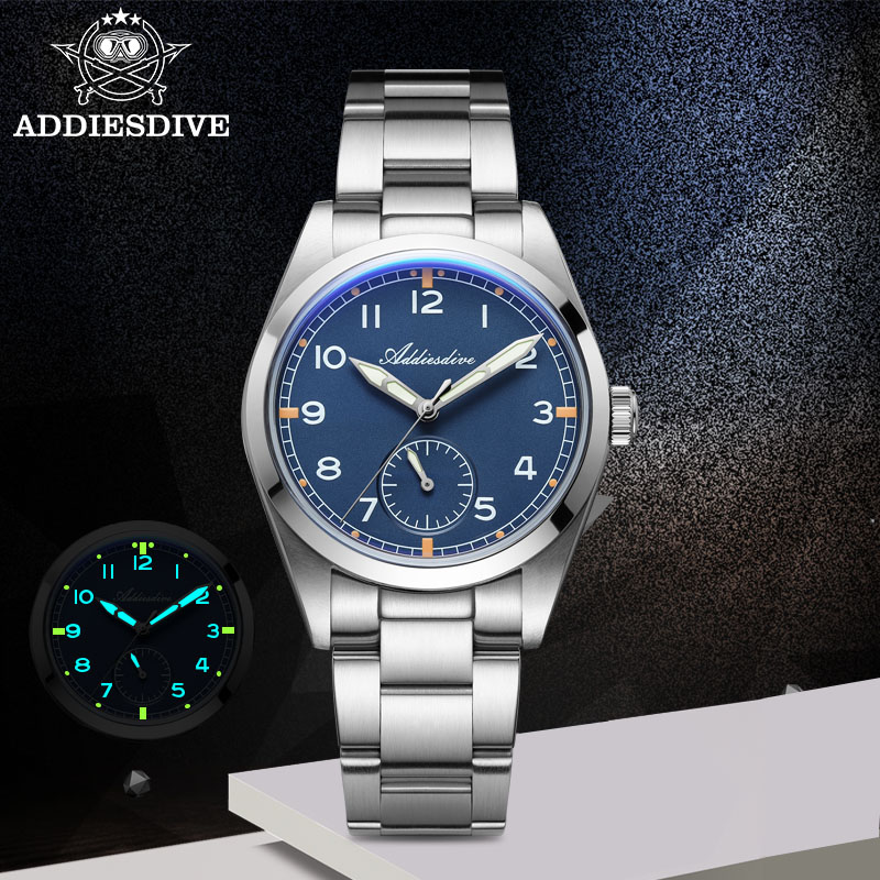 Stainless Bracelet Diver - ADDIESDIVE 36mm erkek Quartz saat 100m