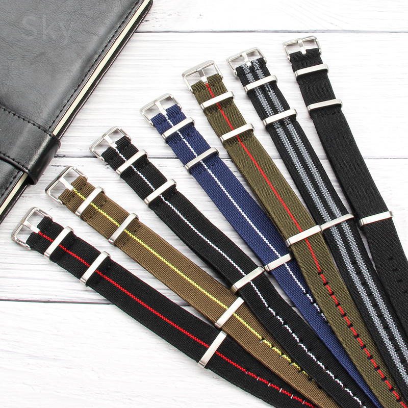 Nato Strap Nylon - 60'lı Fransız Ordusu Saat Kayışı Naylon