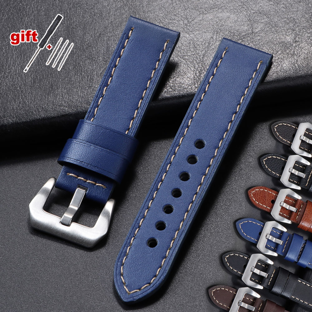 Suede Strap Watch - 18mm 20mm 22mm 24mm Hakiki Deri