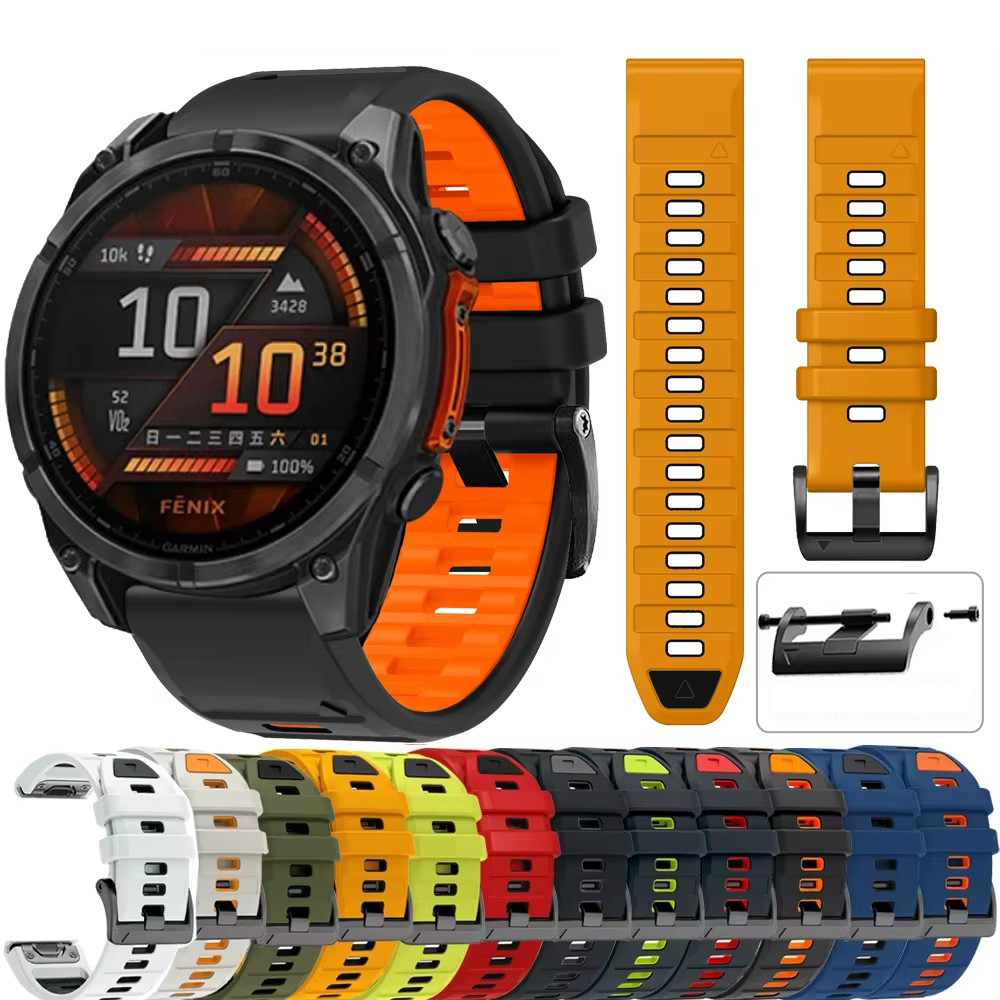 Silicone Watch Band 22Mm - QuickFit 26mm 22mm Silikon Saat Kayışı