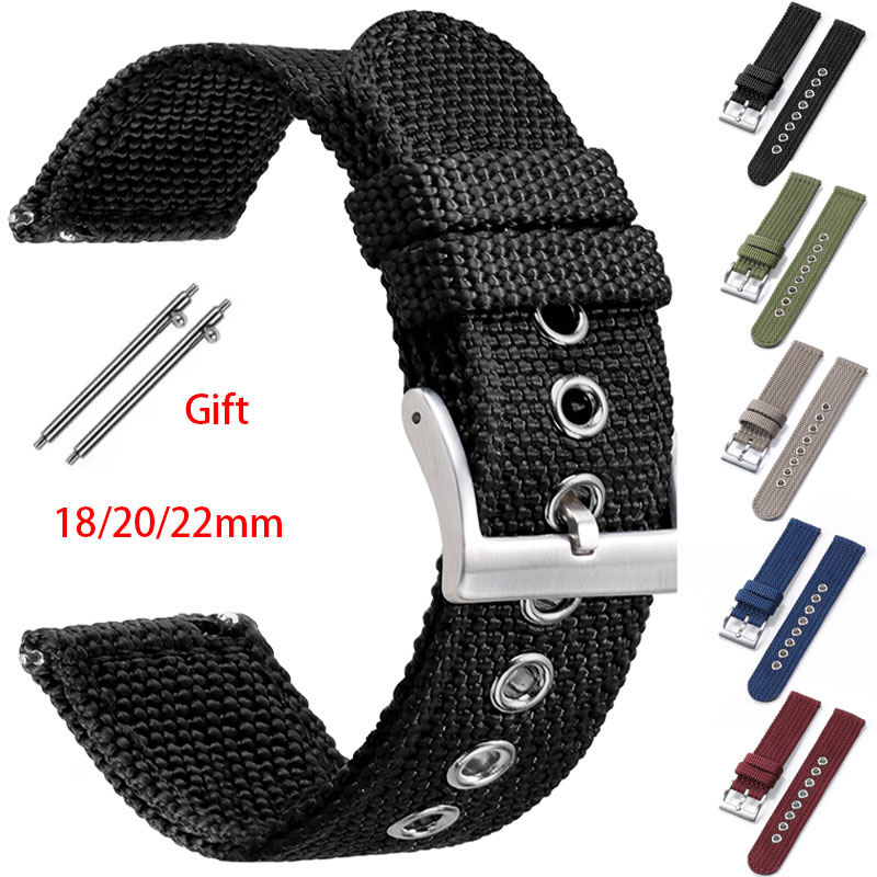 Nato Strap Nylon - Naylon Kayış 18mm 20mm 22mm Bant