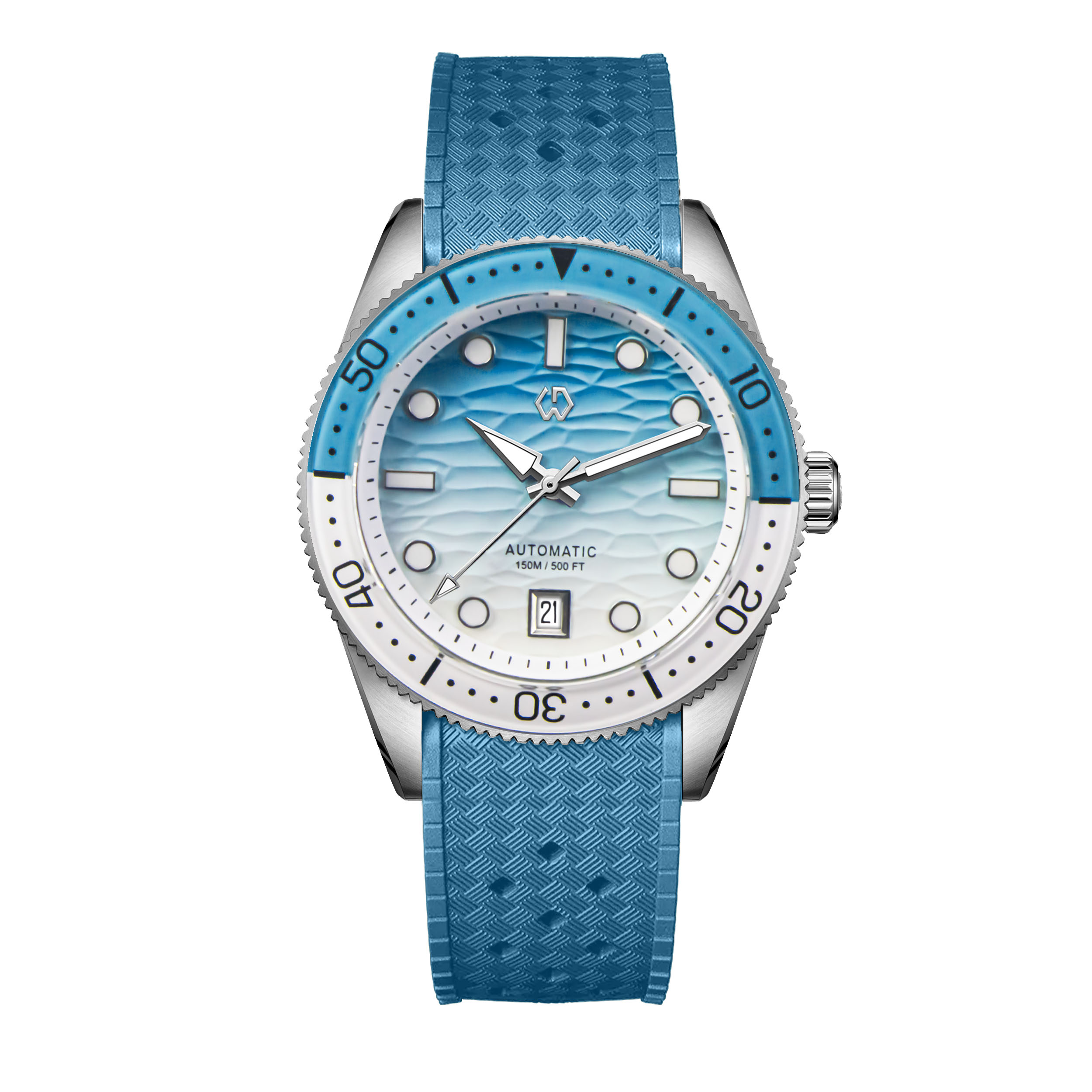 Rubber Strap Diver - 40mm Dalgıç Saati Dokulu Erkek Saatleri