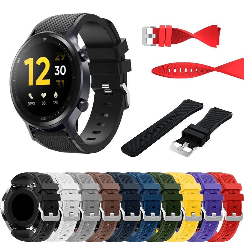 Silicone Watch Band 22Mm - 22mm silikon kayış Realme izle S