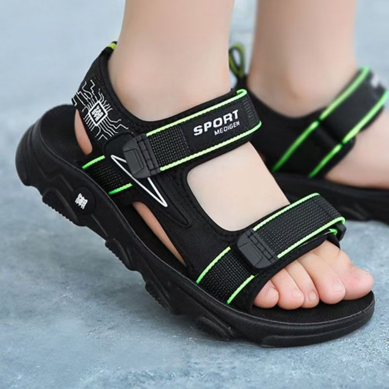 Sport Loop Velcro - Çocuğun Yaz Yeni Velcro Plaj Sandaletleri
