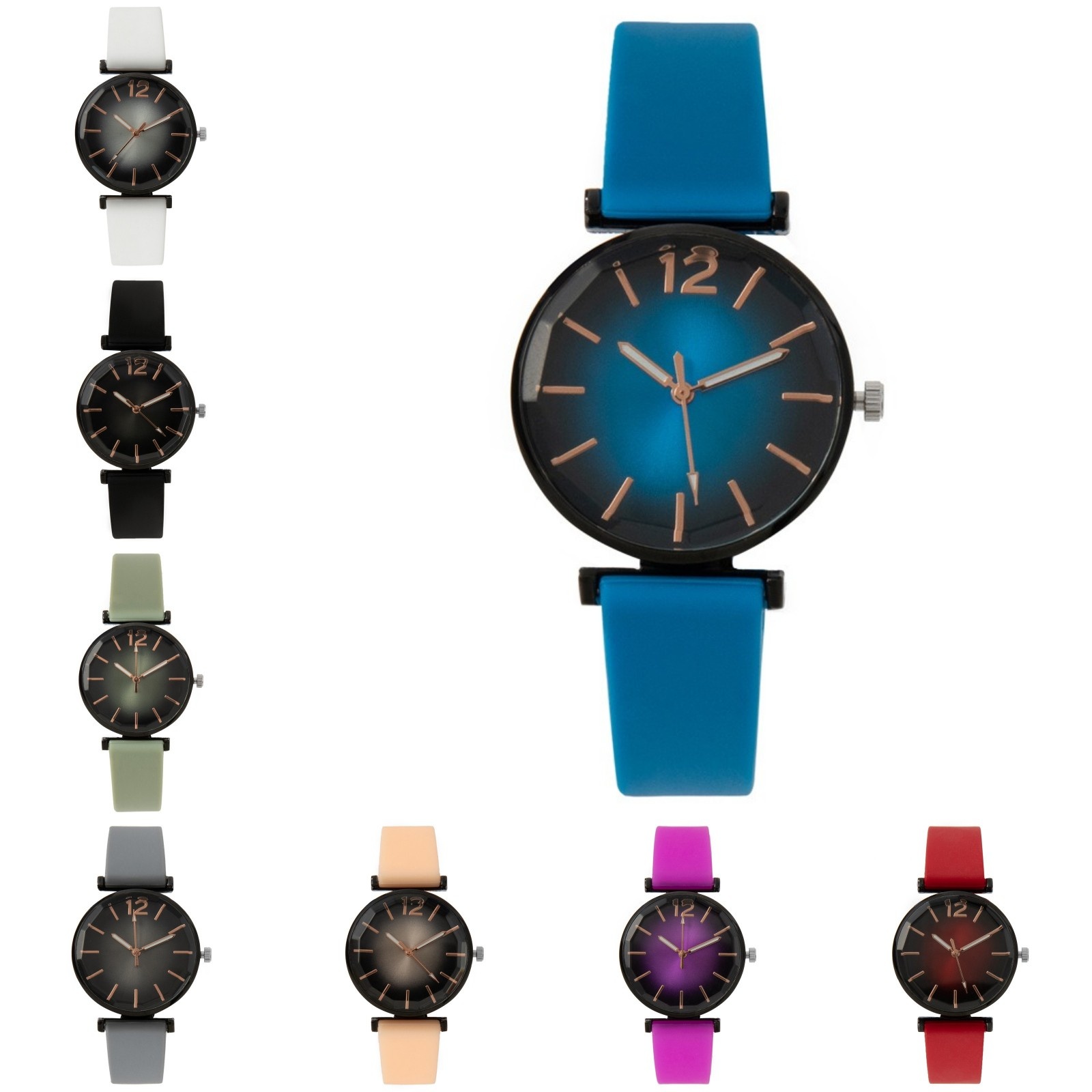 Moda Bayan Izle Spor Basit Siy - Silicone Band Women incelemesi ve fiyatı