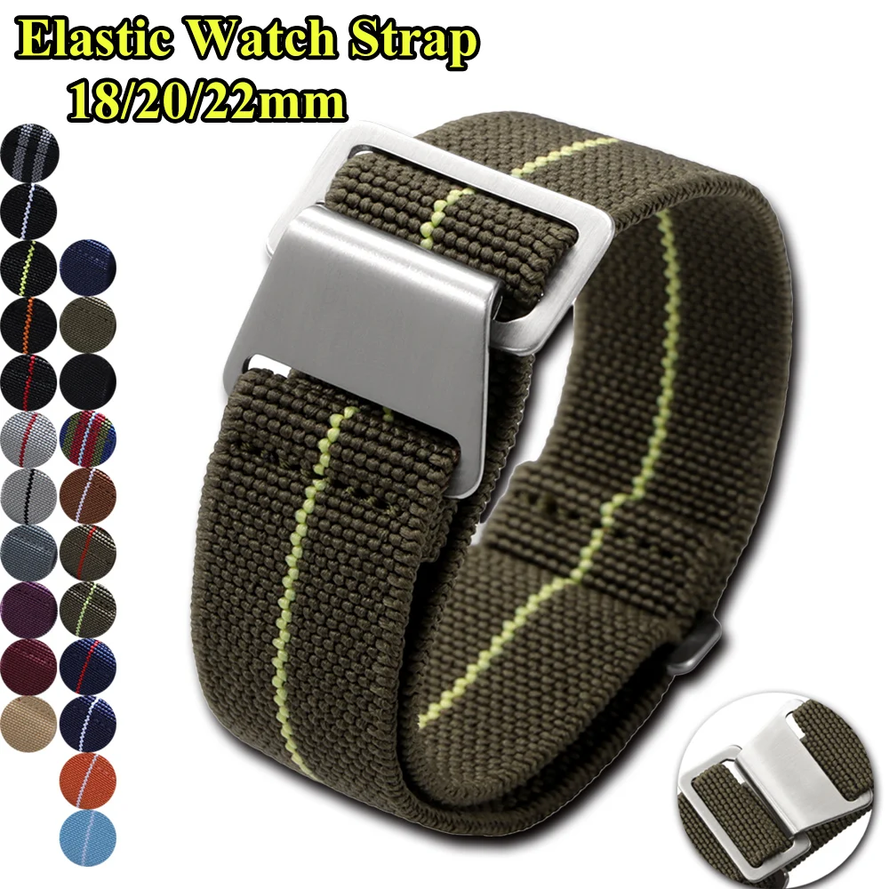 Elastik saat kayışı 18mm 20mm  - Parachute Strap Elastic incelemesi ve fiyatı