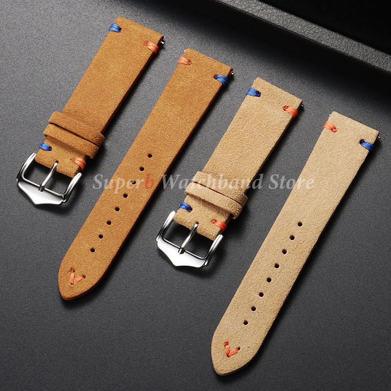 Süet Deri saat kayışı 18mm 20m - Suede Strap Watch incelemesi ve fiyatı