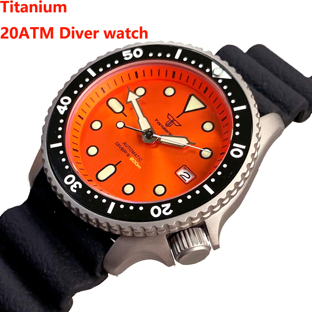 Tandorio 41mm Titanyum NH35 Er - Rubber Strap Diver incelemesi ve fiyatı