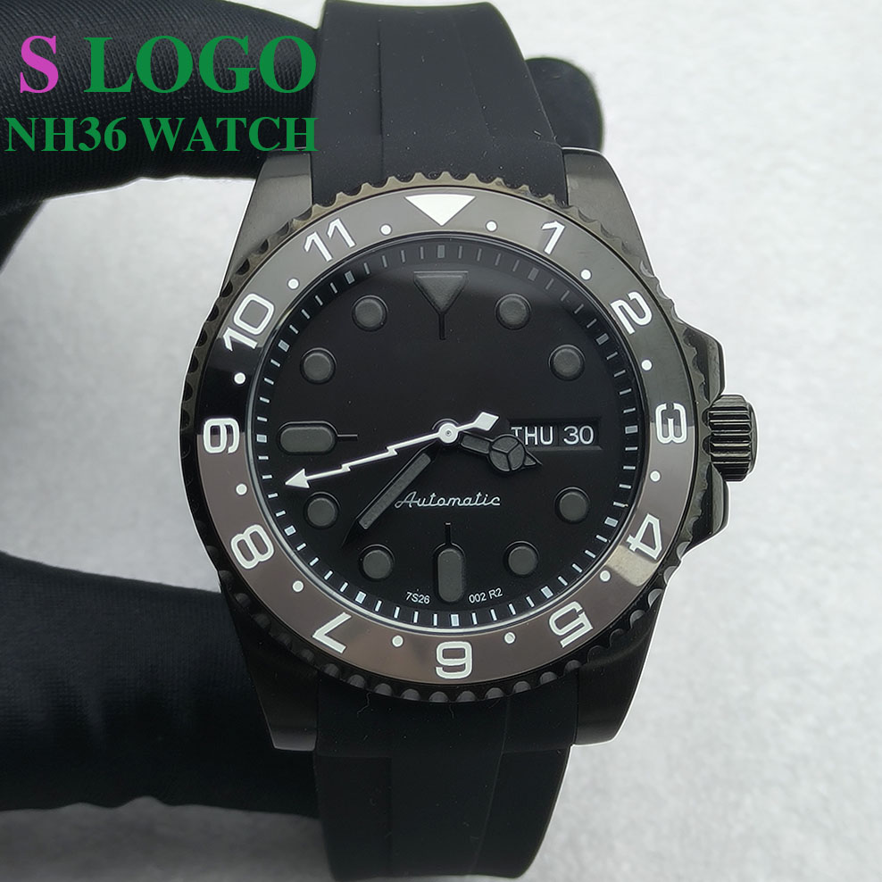 40MM NH36 Saat Siyah Erkek Pas - Stainless Bracelet Diver incelemesi ve fiyatı
