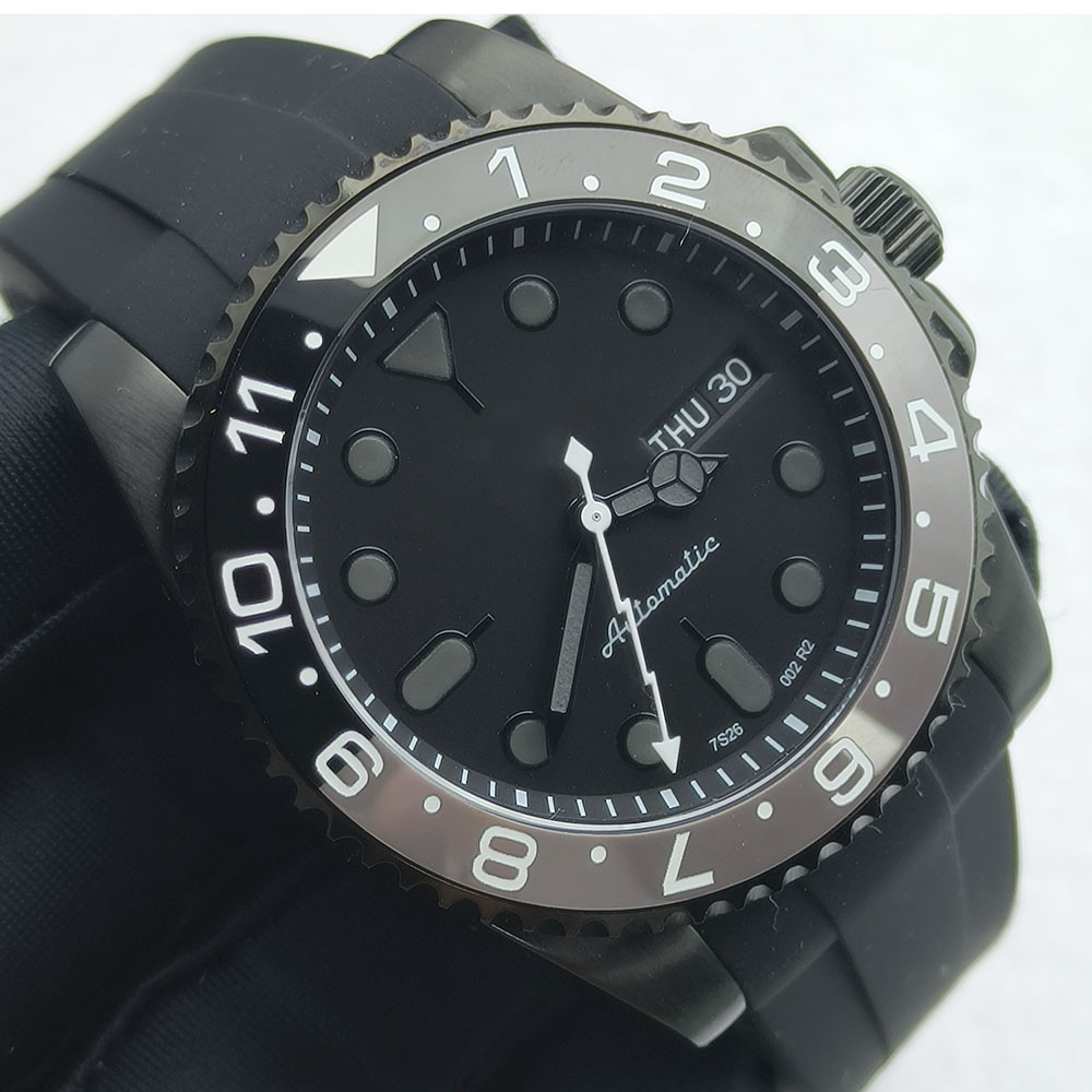 40MM NH36 Saat Siyah Erkek Pas - Stainless Bracelet Diver incelemesi ve fiyatı