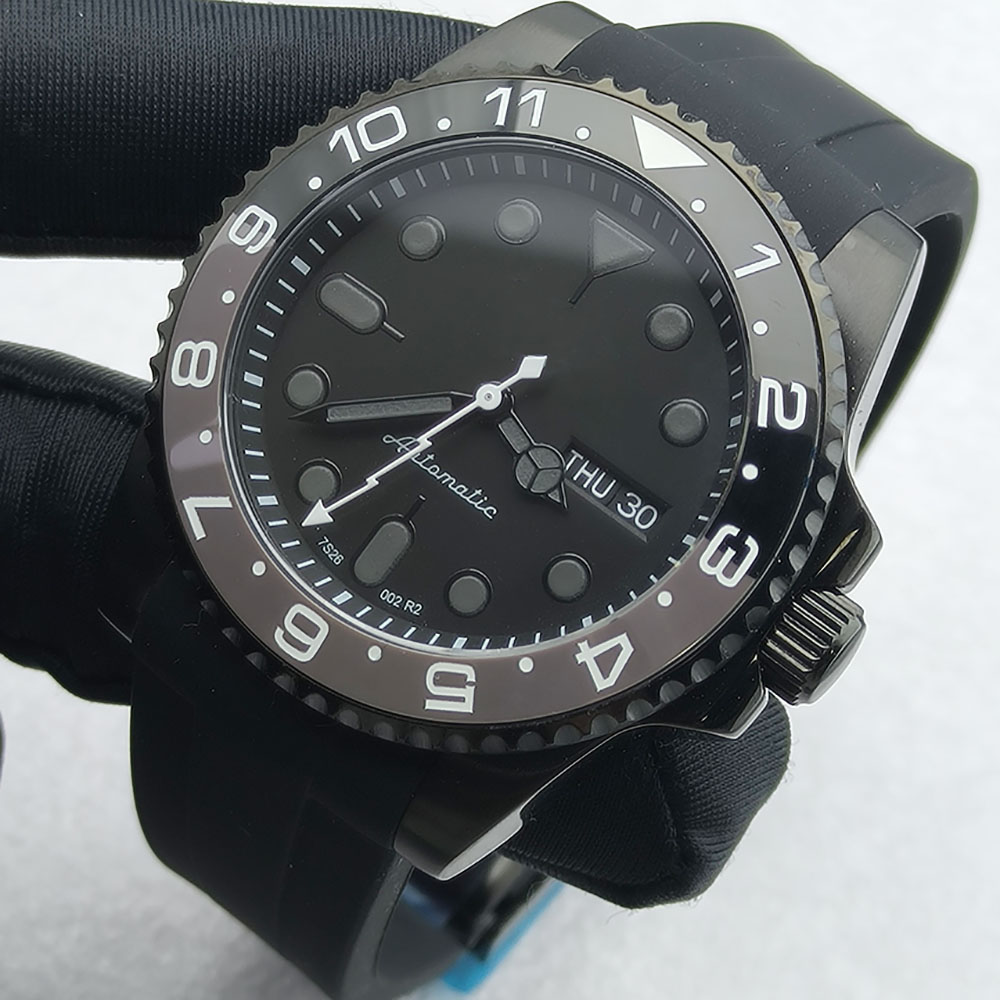40MM NH36 Saat Siyah Erkek Pas - Stainless Bracelet Diver incelemesi ve fiyatı