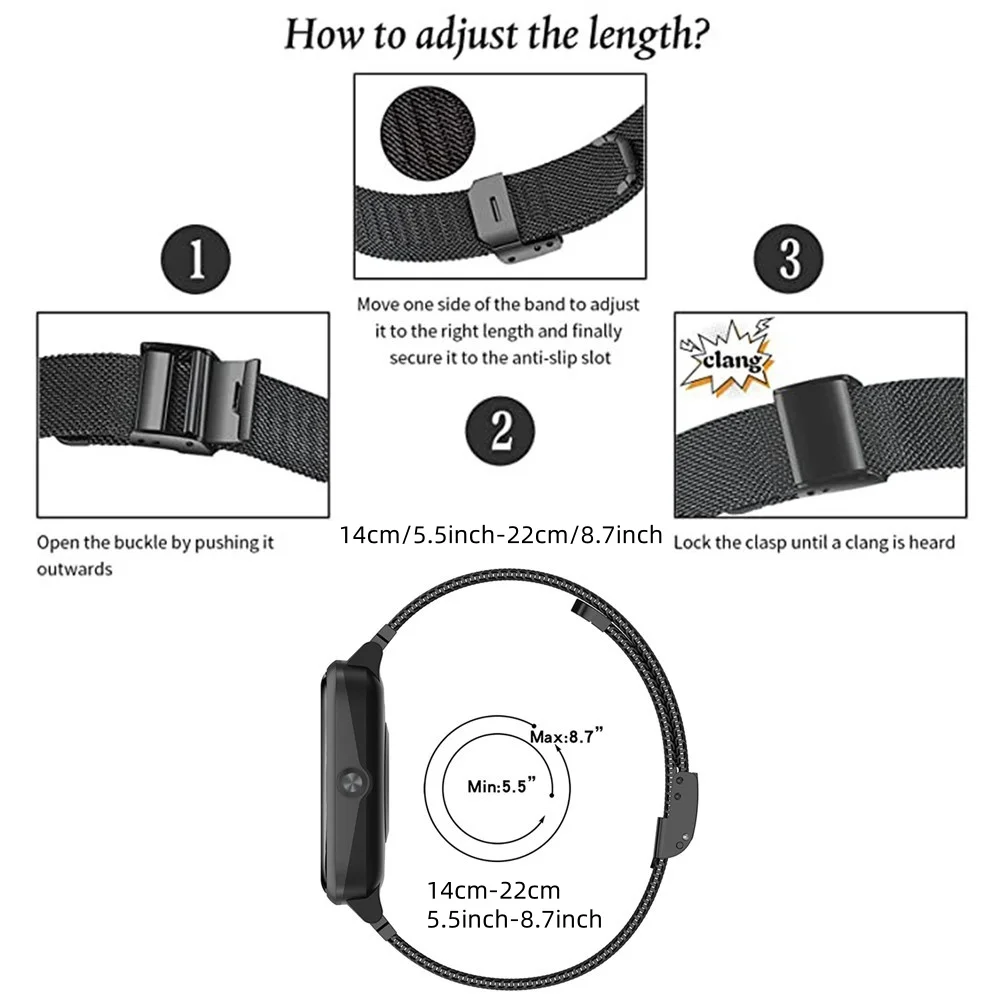 Honor Watch 4 Band için Metal  - Mesh Strap Metal incelemesi ve fiyatı