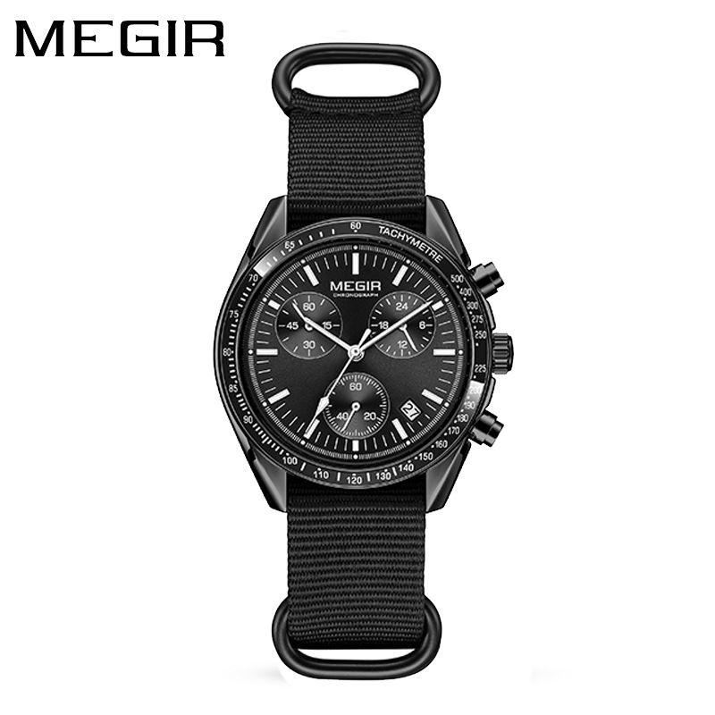 MEGIR 2247 Yeni Lüks Erkek Saa - Canvas Strap Watch incelemesi ve fiyatı