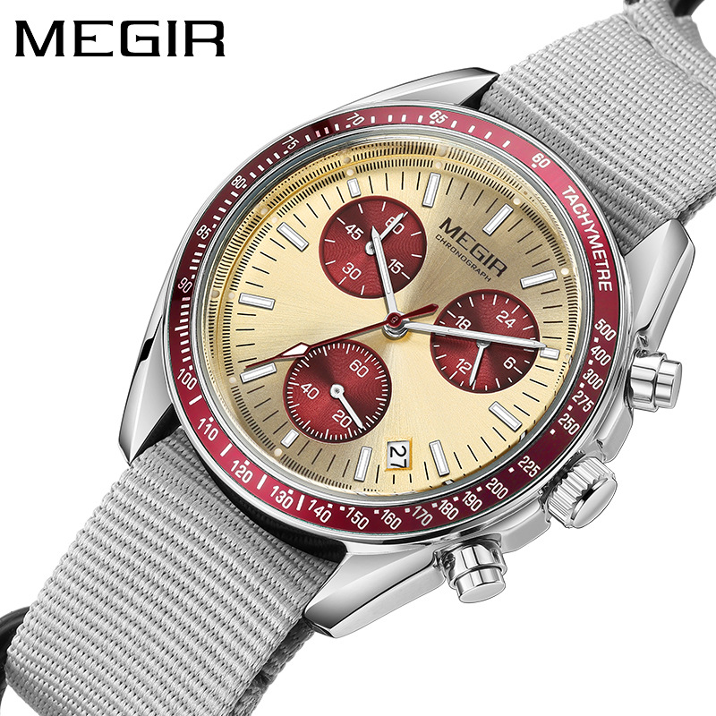 MEGIR 2247 Yeni Lüks Erkek Saa - Canvas Strap Watch incelemesi ve fiyatı