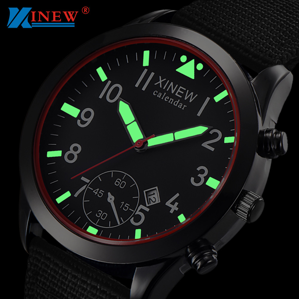 2020 XINEW saatler erkekler mo - Canvas Strap Watch incelemesi ve fiyatı