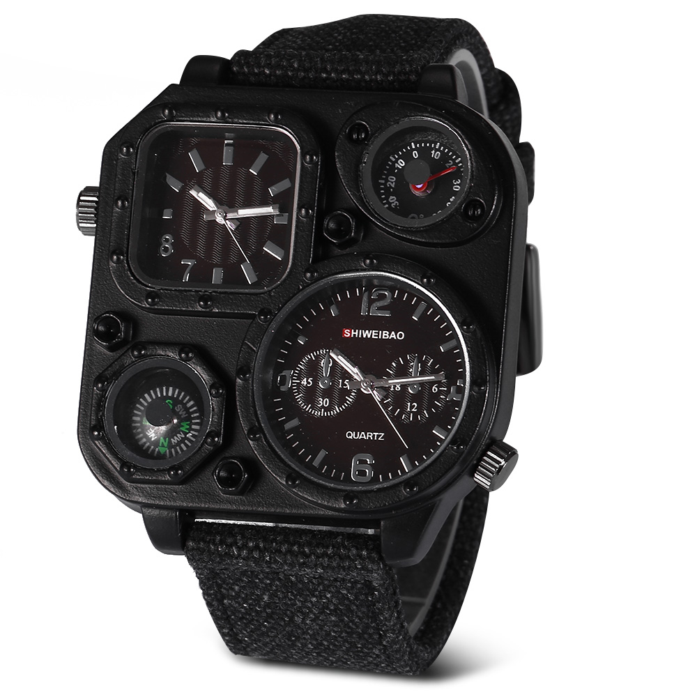 Kuvars Erkek Saatler Top Marka - Canvas Strap Watch incelemesi ve fiyatı