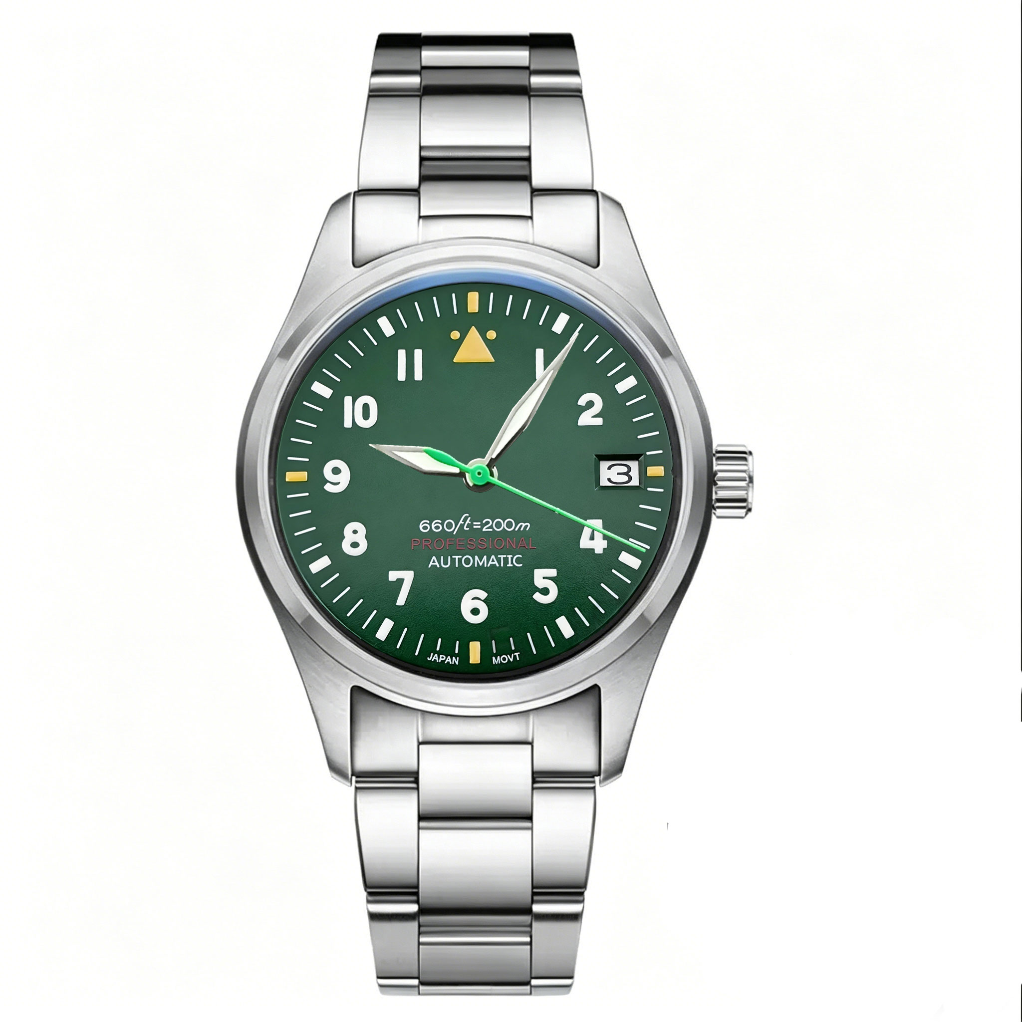 Özel LOGO 36mm 39mm Pilot Saat - Stainless Bracelet Diver incelemesi ve fiyatı
