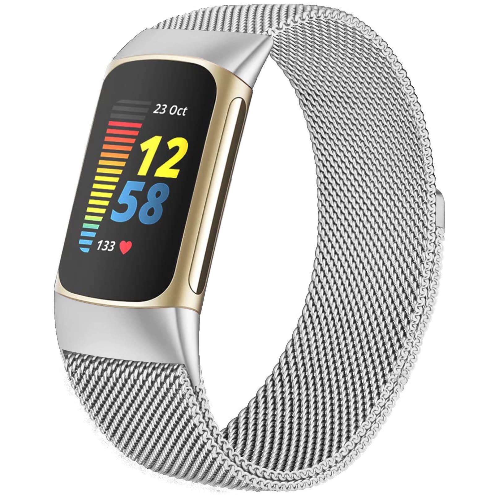 Milanese döngü fitbit şarj 6 5 - Milanese Loop Magnetic incelemesi ve fiyatı