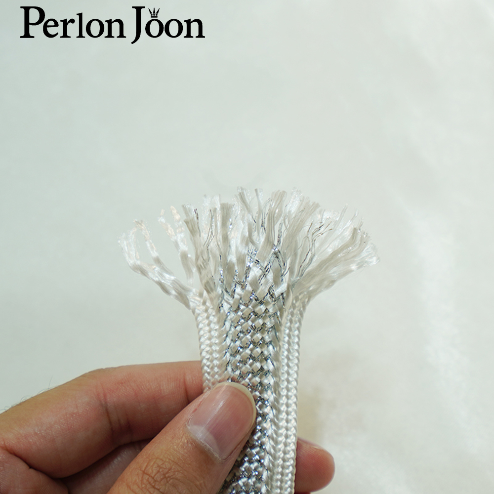 10yards/lot altın iplik polyes - Perlon Strap Woven incelemesi ve fiyatı