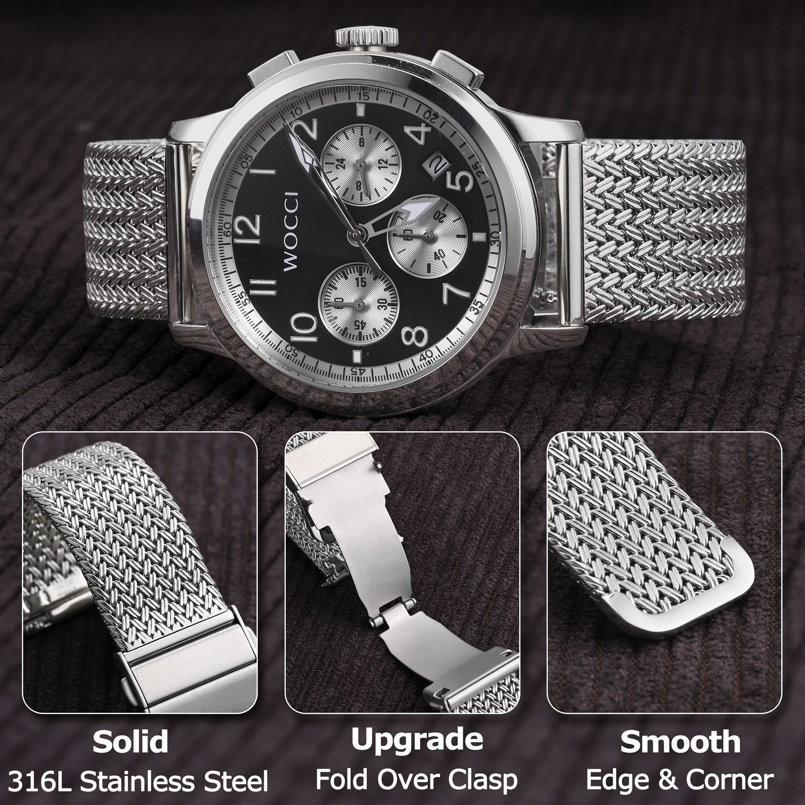 WOCCI Elite Metal Saat Kordonu - Nato Strap Nylon incelemesi ve fiyatı