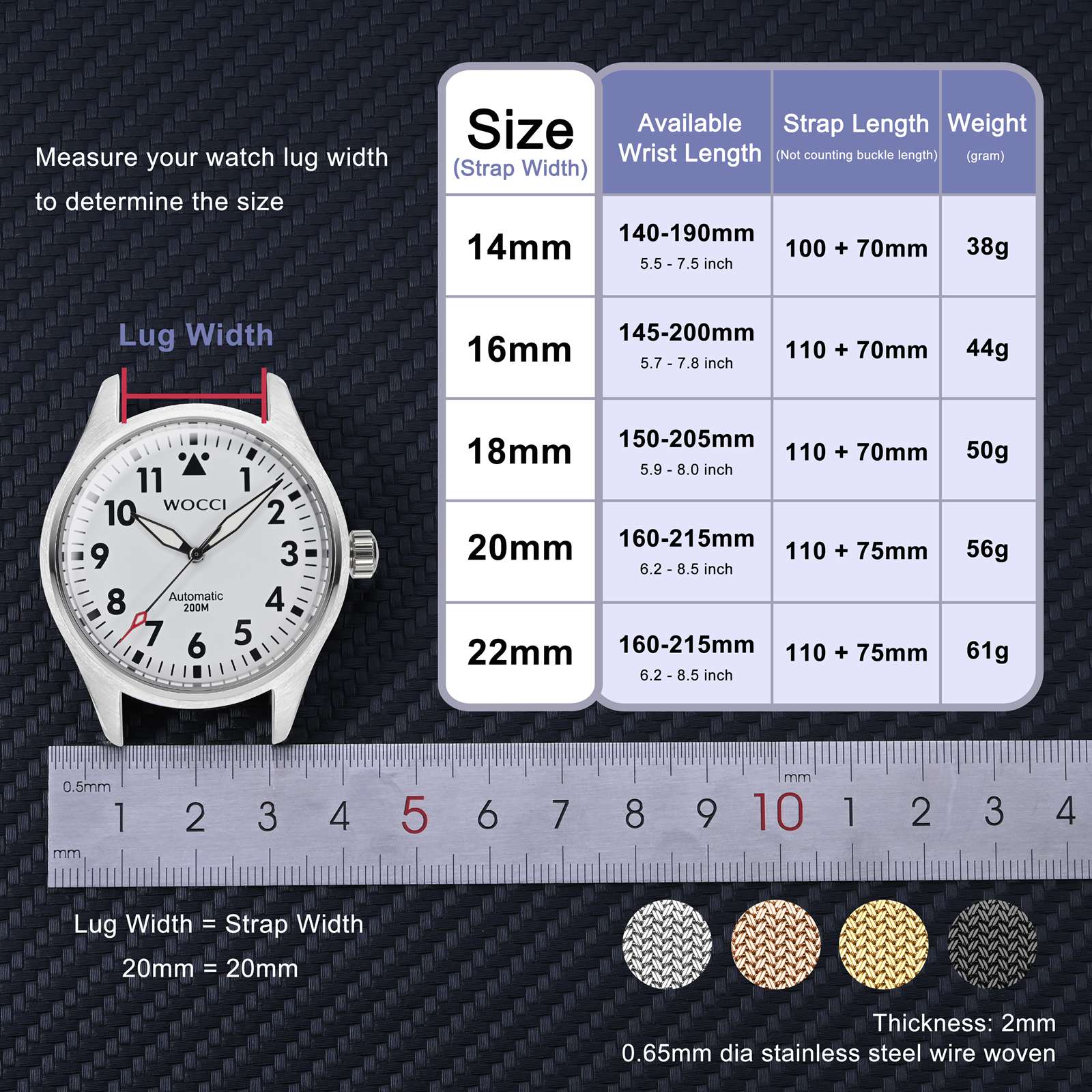 WOCCI Elite Metal Saat Kordonu - Nato Strap Nylon incelemesi ve fiyatı
