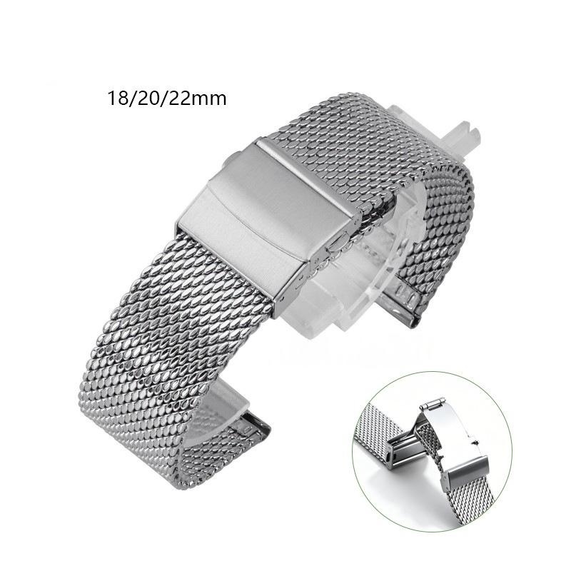 18mm 20mm 22mm Hızlı Çıkartıla - Mesh Strap Metal incelemesi ve fiyatı