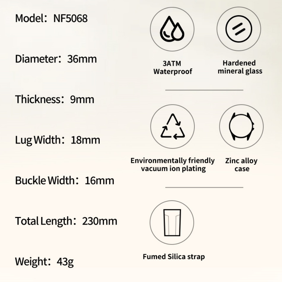 Yeni Stil NAVIFORCE kadın Saat - Silicone Band Women incelemesi ve fiyatı