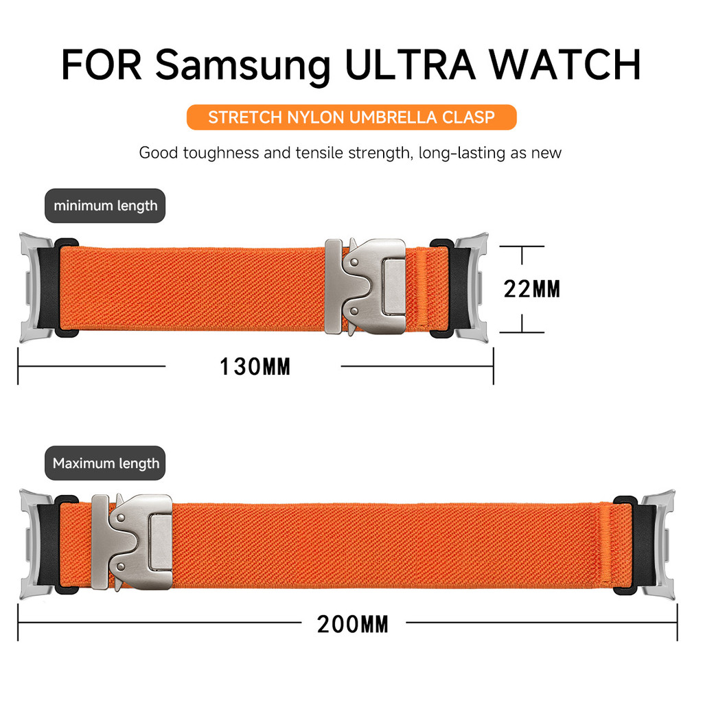 Naylon Kayış Samsung Galaxy Wa - Parachute Strap Elastic incelemesi ve fiyatı