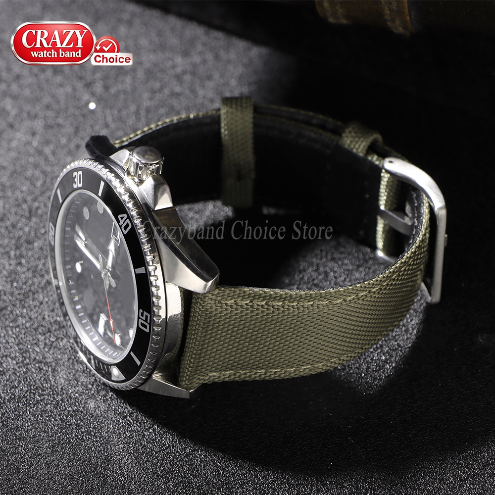 20mm 22mm Kanvas Deri Örgü Nay - Canvas Strap Watch incelemesi ve fiyatı