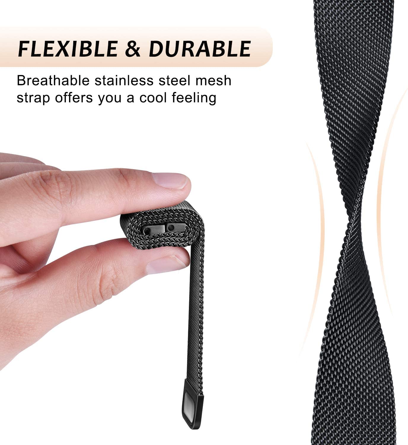 Milanese Loop kayışı, Fitbit V - Milanese Loop Magnetic incelemesi ve fiyatı